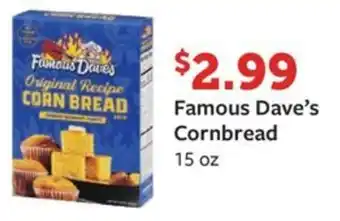 Fareway Famous Dave's Cornbread 15 oz offer