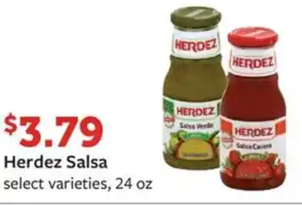 Fareway Herdez Salsa select varieties, 24 oz offer