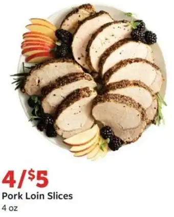 Fareway Pork Loin Slices 4 oz offer