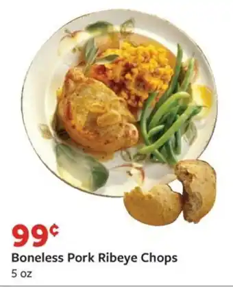 Fareway Boneless Pork Ribeye Chops 5 oz offer