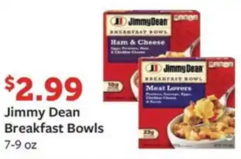 Fareway Jimmy Dean Breakfast Bowls 7-9 oz offer