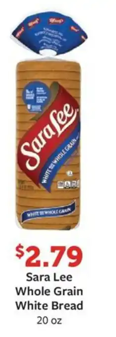 Fareway Sara Lee Whole Grain White Bread 20 oz offer