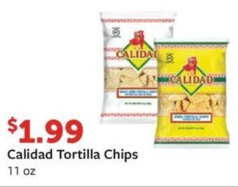 Fareway Calidad Tortilla Chips 11 oz offer