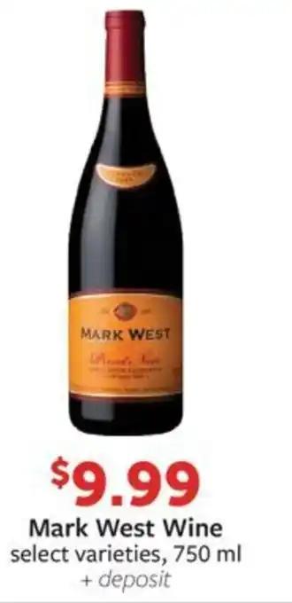 Fareway Mark West Wine select varieties, 750 ml offer