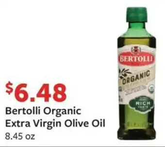 Fareway Bertolli Organic Extra Virgin Olive Oil 8.45 oz offer
