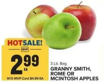 Food Lion GRANNY SMITH, ROME OR MCINTOSH APPLES 3 Lb. Bag offer