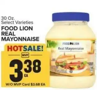 Food Lion Food Lion Real Mayonnaise offer