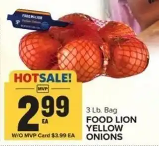 Food Lion FOOD LION YELLOW ONIONS offer