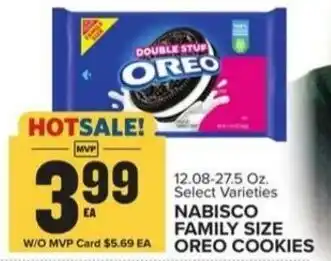 Food Lion NABISCO FAMILY SIZE OREO COOKIES offer