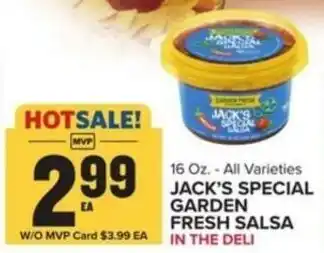 Food Lion JACK'S SPECIAL GARDEN FRESH SALSA offer