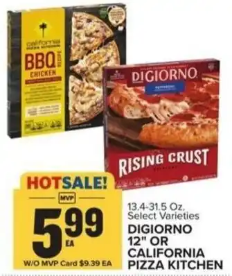 Food Lion DIGIORNO 12" OR CALIFORNIA PIZZA KITCHEN offer