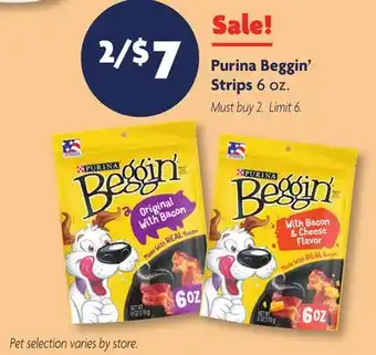 Family Dollar Purina beggin' strips offer