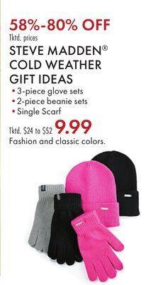 Boscov's Steve madden cold weather gift ideas offer