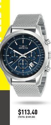 Boscov's Invicta watch offer