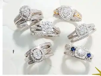 Boscov's Entire collection love blooms natural diamond right hand rings offer