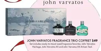 Boscov's John varvatos fragrance trio coffret offer