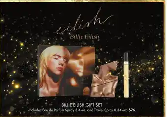 Boscov's Billie eilish gift set offer