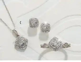 Boscov's 1/4 cttw. pendant or earrings offer