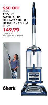 Boscov's Shark navigator liftaway deluxe upright vacuum offer