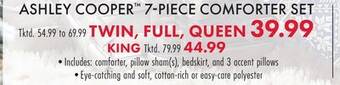 Boscov's Ashley cooper 7-piece comforter set offer