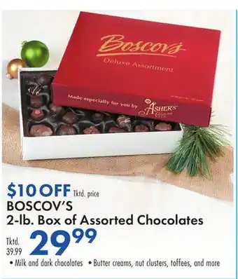 Boscov's Boscov's 2-lb. box of assorted chocolates offer