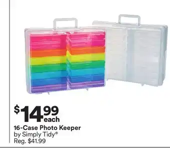 Michaels 16-case photo keeper by simply tidy offer