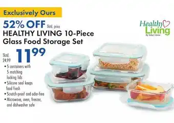 Boscov's Healthy living 10-piece glass food storage set offer