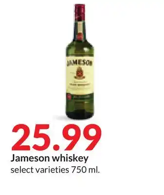 Hy-Vee Jameson whiskey offer