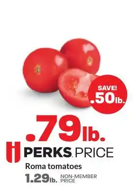 Hy-Vee Roma tomatoes offer