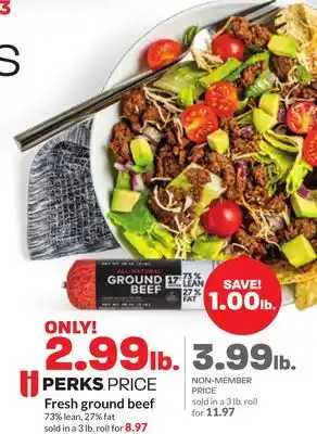 Hy-Vee Fresh ground beef offer