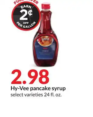 Hy-Vee Hy-vee pancake syrup offer