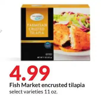 Hy-Vee Fish market encrusted tilapia offer