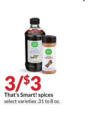 Hy-Vee That's smart! spices offer