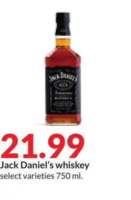 Hy-Vee Jack daniel's whiskey offer
