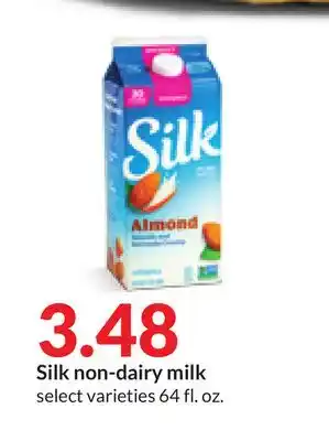 Hy-Vee Silk non-dairy milk offer