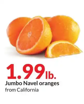Hy-Vee Jumbo navel oranges offer