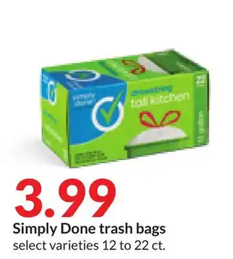 Hy-Vee Simply done trash bags offer