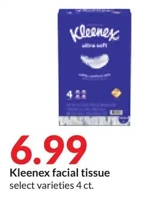 Hy-Vee Kleenex facial tissue offer