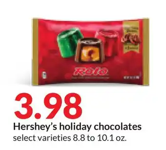 Hy-Vee Hershey's holiday chocolates offer