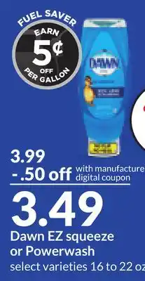 Hy-Vee Dawn ez squeeze or powerwash offer