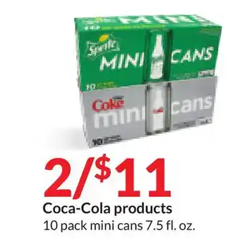 Hy-Vee Coca-cola products offer