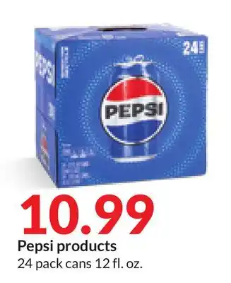 Hy-Vee Pepsi products offer