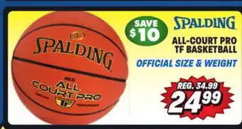Big 5 Spalding all court pro tf basketball offer