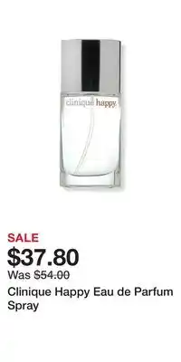 Ulta Beauty Clinique happy eau de parfum spray offer