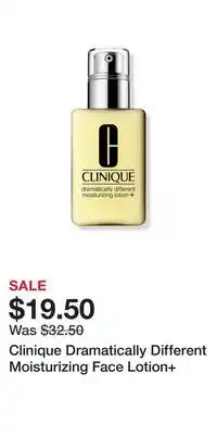 Ulta Beauty Clinique dramatically different moisturizing face lotion+ offer