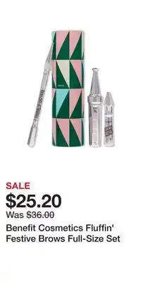 Ulta Beauty Benefit cosmetics fluffin' festive brows full-size set offer