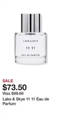 Ulta Beauty Lake & skye 11 11 eau de parfum offer