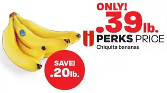 Hy-Vee Chiquita bananas offer