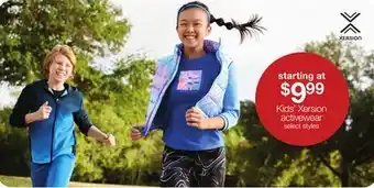 JC Penney Kids' xersion activewear offer