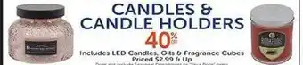 Hobby Lobby Candles & candle holders offer